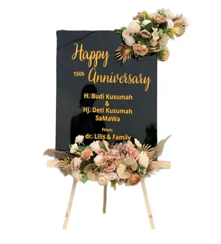 Papan Bunga Akrilik Bunut Baok